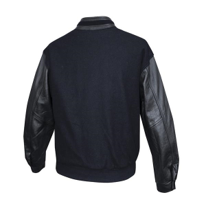 Men's Melton and Leather Jacket