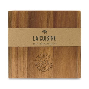 La Cuisine Cheese Board with Serving Set